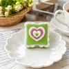 Green heart-shaped decorative sticker planner wall stickers DIY creative home and office supplies details Picture